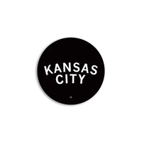 Kansas City Curved Logo Mini Circle Sticker