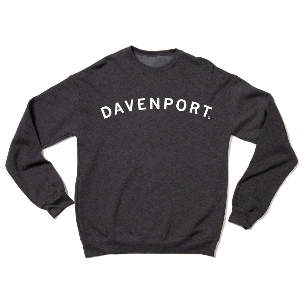 Davenport Curved Logo Crew Sweatshirt