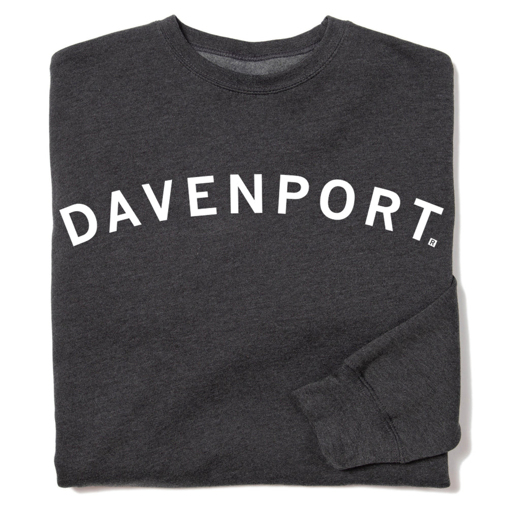 Davenport Curved Logo Crew Sweatshirt