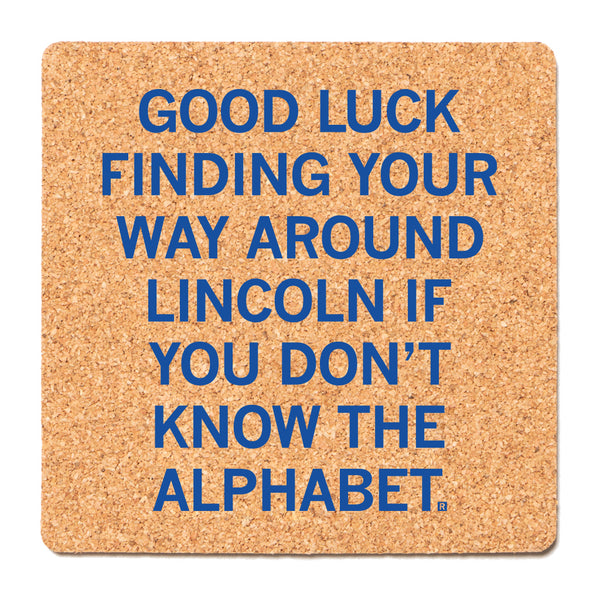 Don't Know The Alphabet Cork Coaster