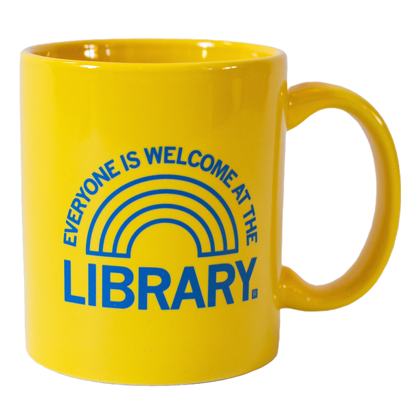 Everyone is Welcome at the Library Mug