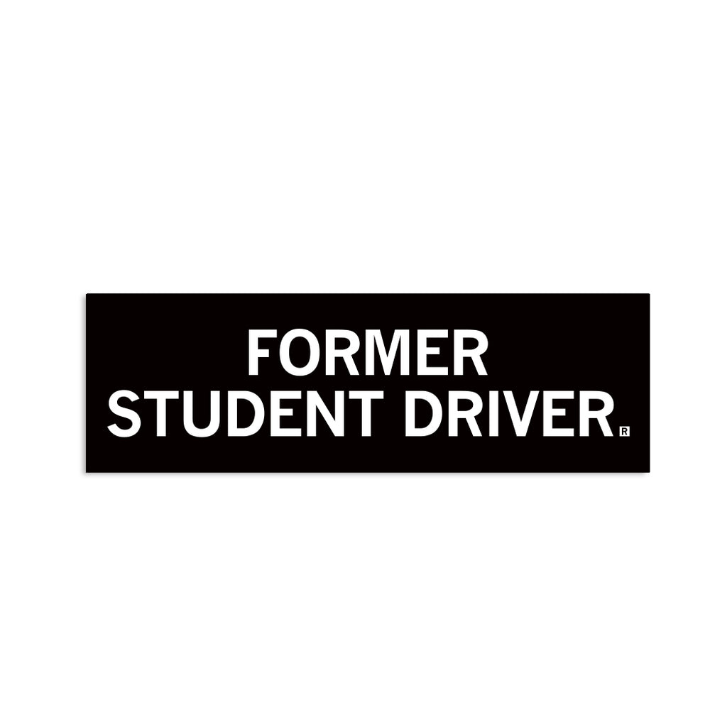 Former Student Driver Bumper Sticker