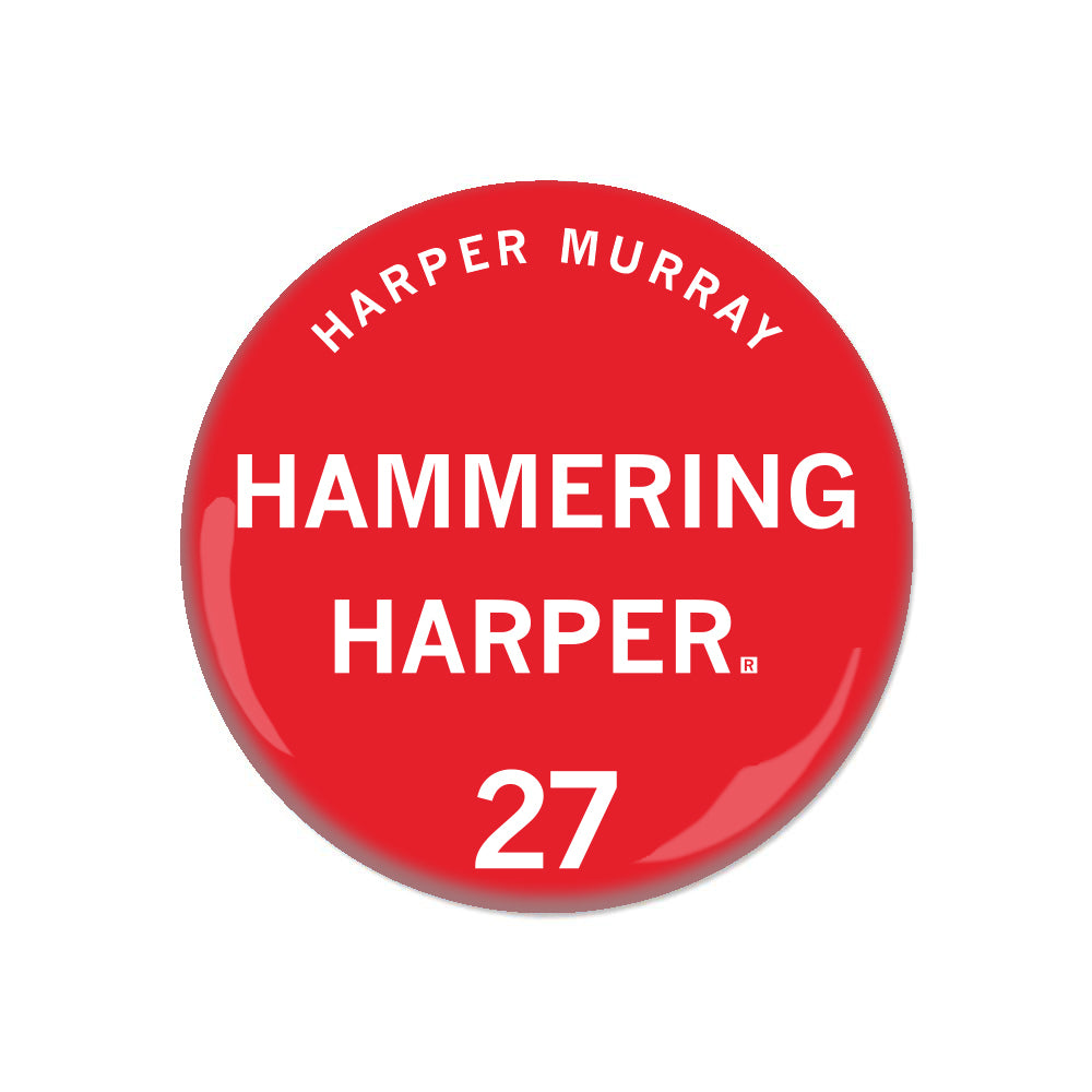 Hammering Harper Button