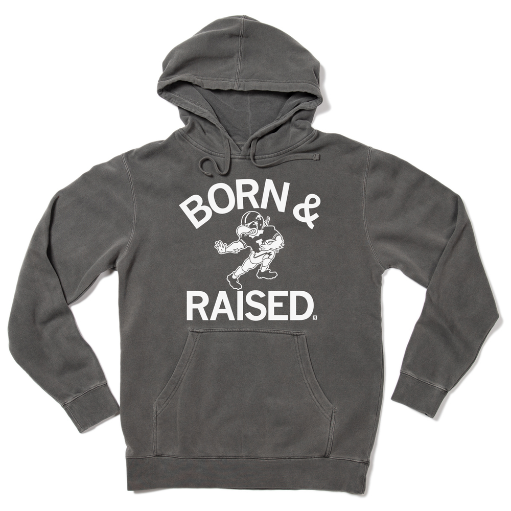 Hawkeyes Born & Raised Vintage Pullover Hoodie