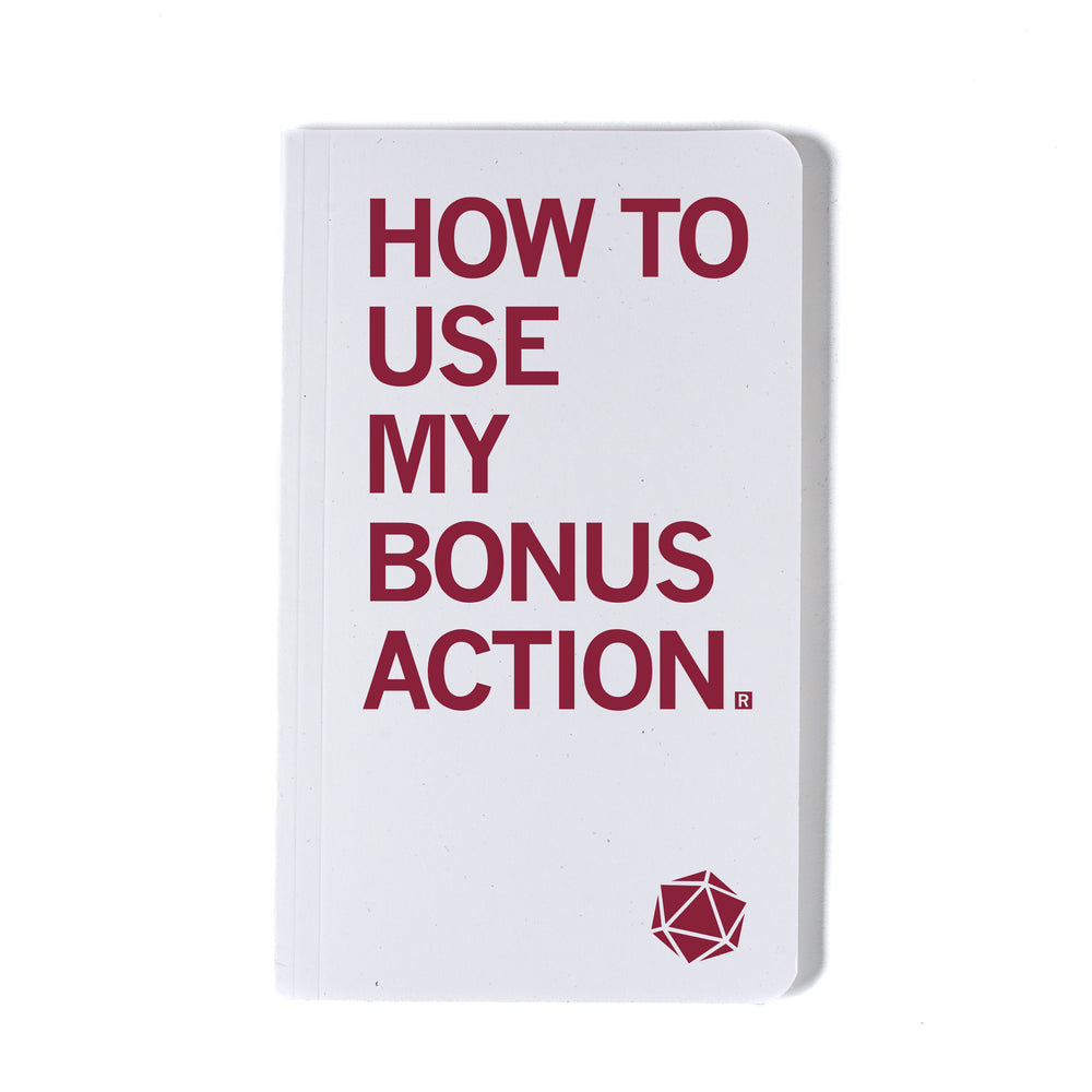 How To Use My Bonus Action Notebook