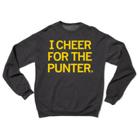 I Cheer For The Punter Crew Sweatshirt