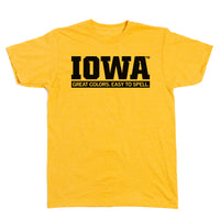 Iowa: Great Colors Easy To Spell Gold