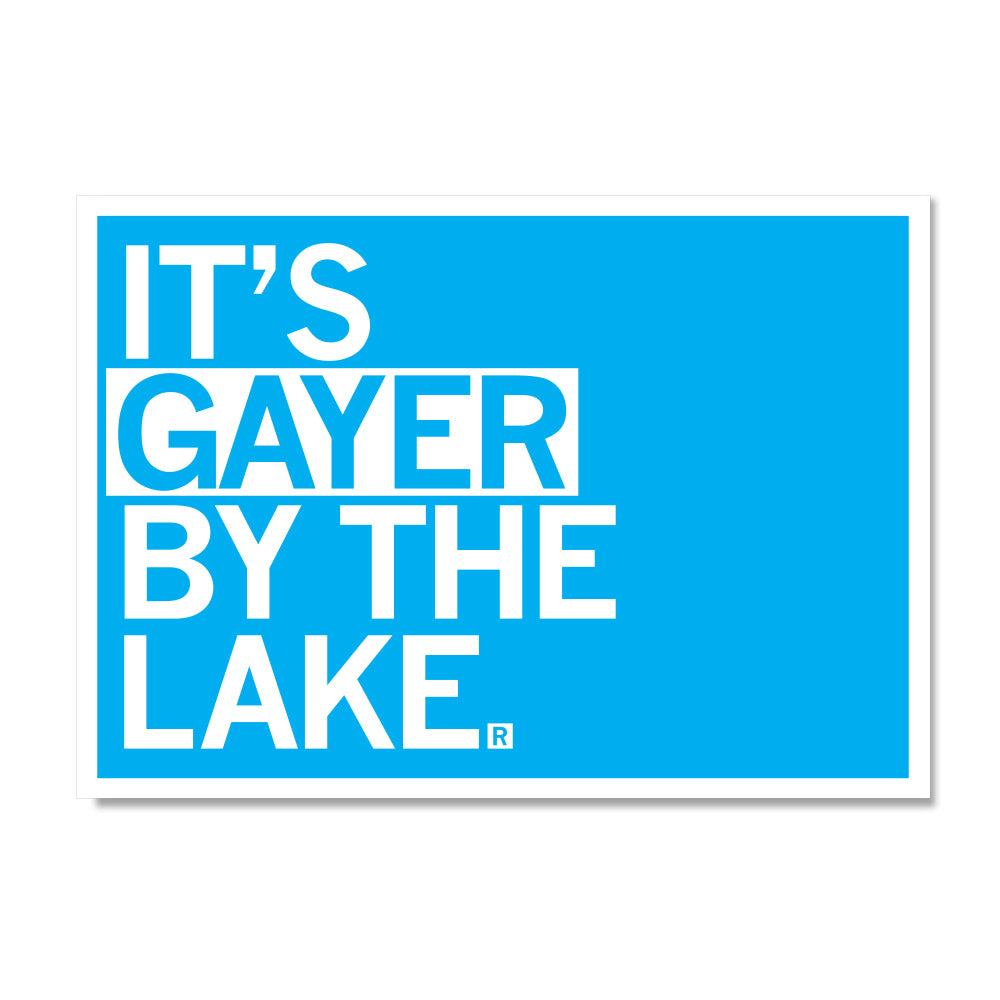 Gayer By The Lake Postcard