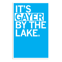 Gayer By The Lake Poster