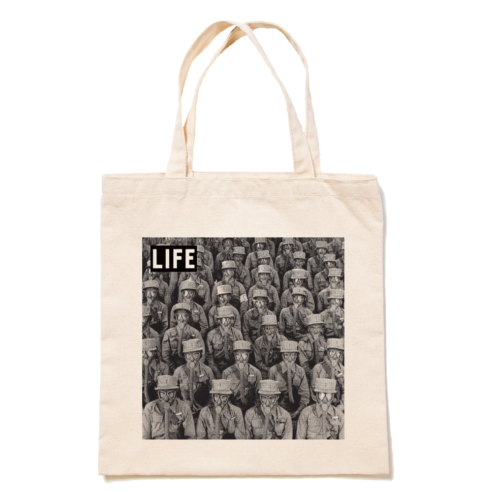 LIFE Magazine: Gas Mask Tote Bag