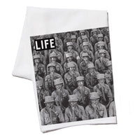 LIFE Magazine: Gas Mask Kitchen Towel