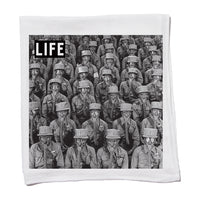 LIFE Magazine: Gas Mask Kitchen Towel