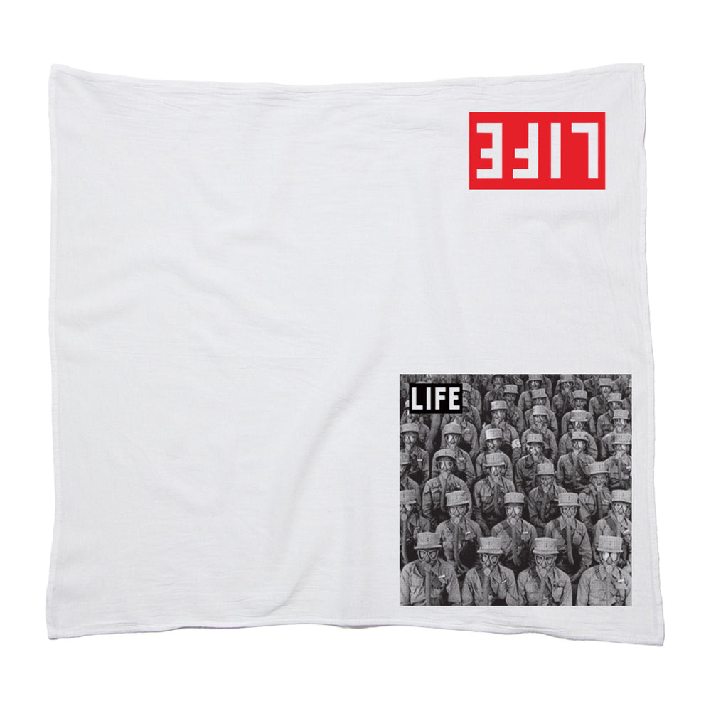 LIFE Magazine: Gas Mask Kitchen Towel