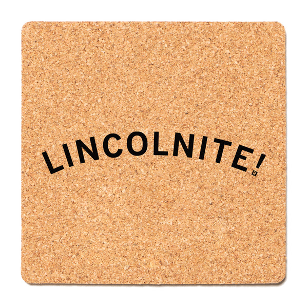 Lincolnite Cork Coaster