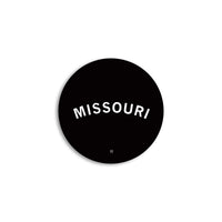 Missouri Curved Logo Mini Circle Sticker