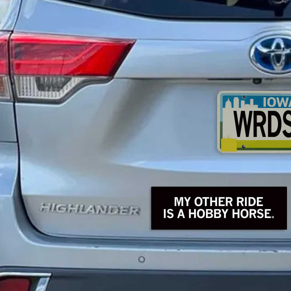 My Other Ride Is A Hobby Horse Bumper Sticker