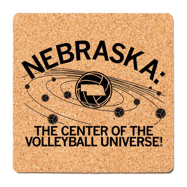 NE: Volleyball Universe Cork Coaster