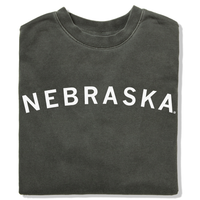 Nebraska Curved Logo Crew Sweatshirt