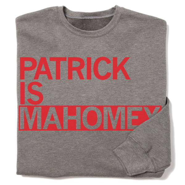 Patrick Is Mahomey Crew Sweatshirt Grey