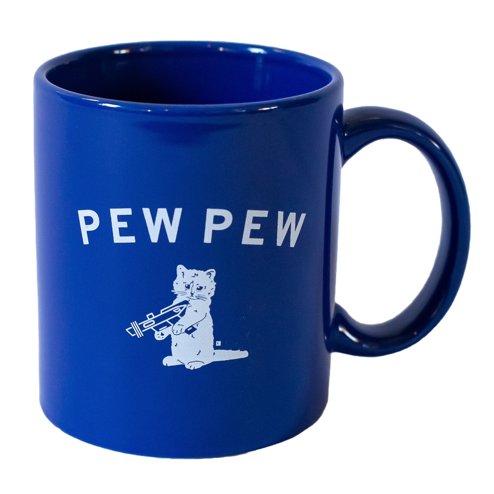 Pew Pew Mug - Blue