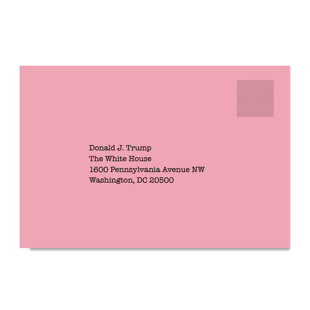 Trump Notice of Termination Postcard