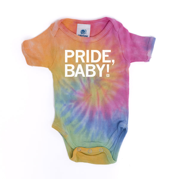 Pride, Baby! Tie Dye Onesie