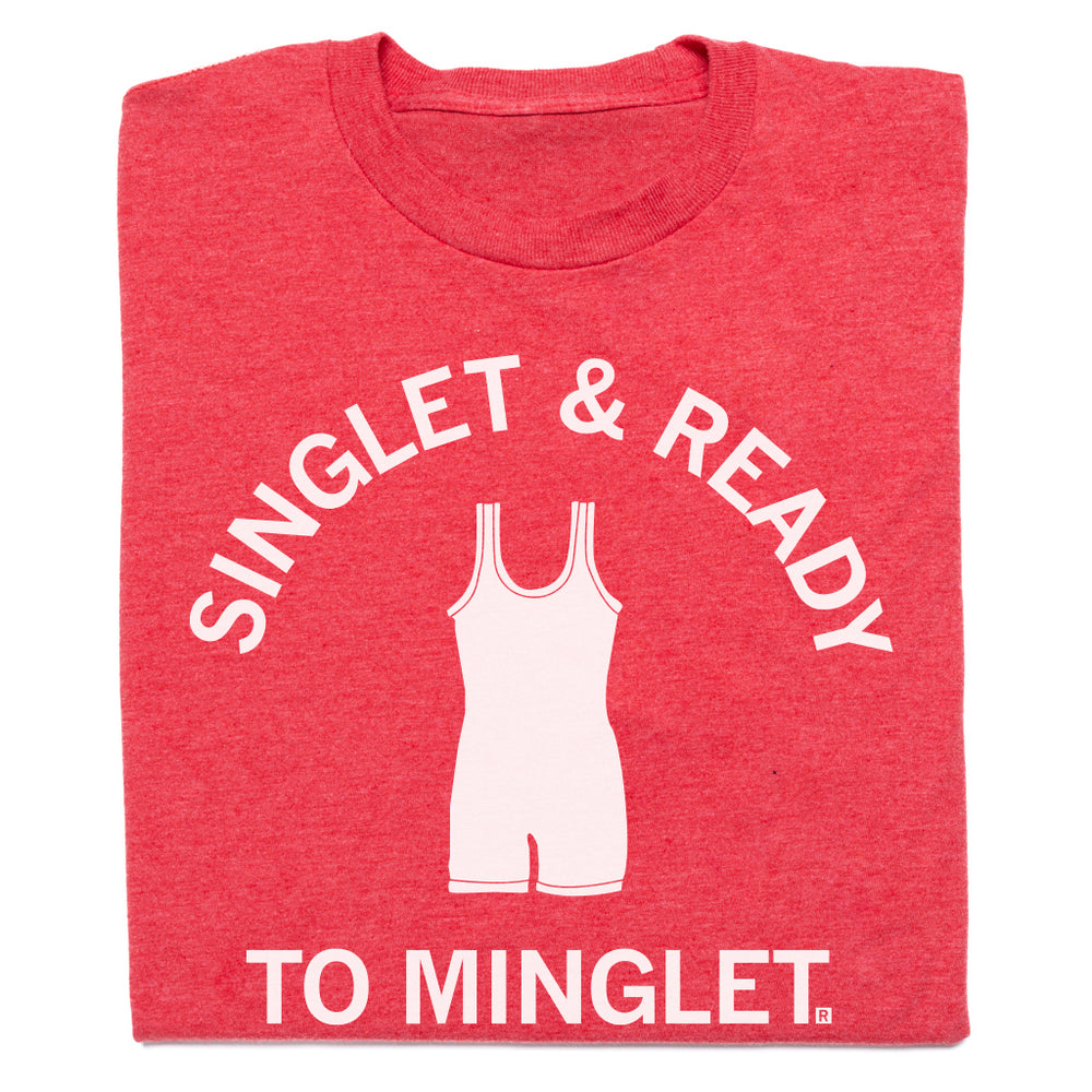 Singlet & Ready To Minglet Red & White