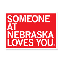 Someone Loves You UNL Postcard