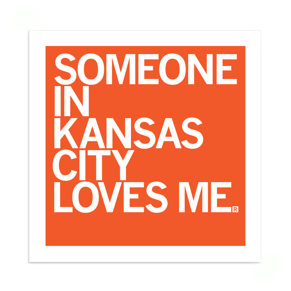 Someone Loves Me KC Sticker