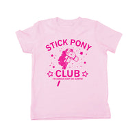 Pink Stick Pony Club Kids