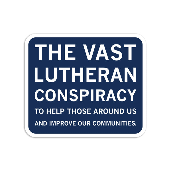 Vast Lutheran Conspiracy Sticker