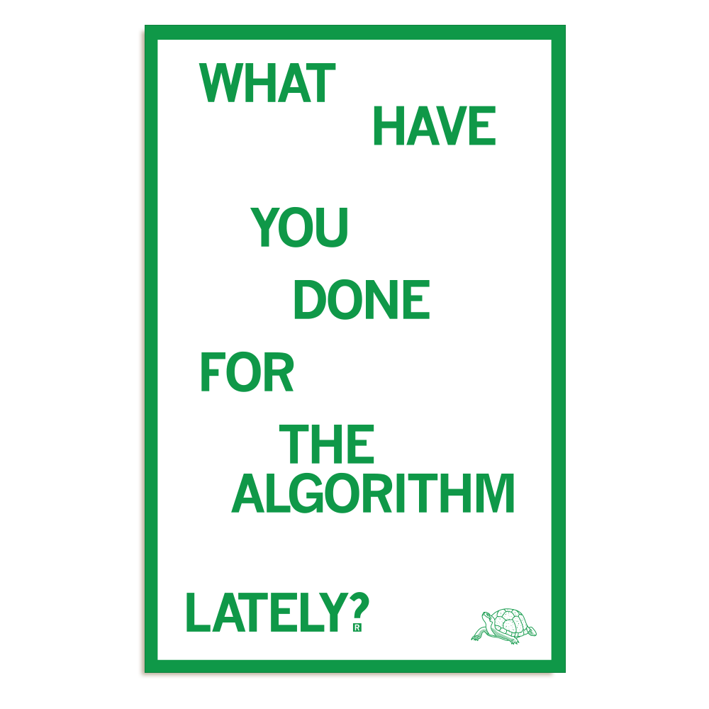 The Algorithm Poster – RAYGUN