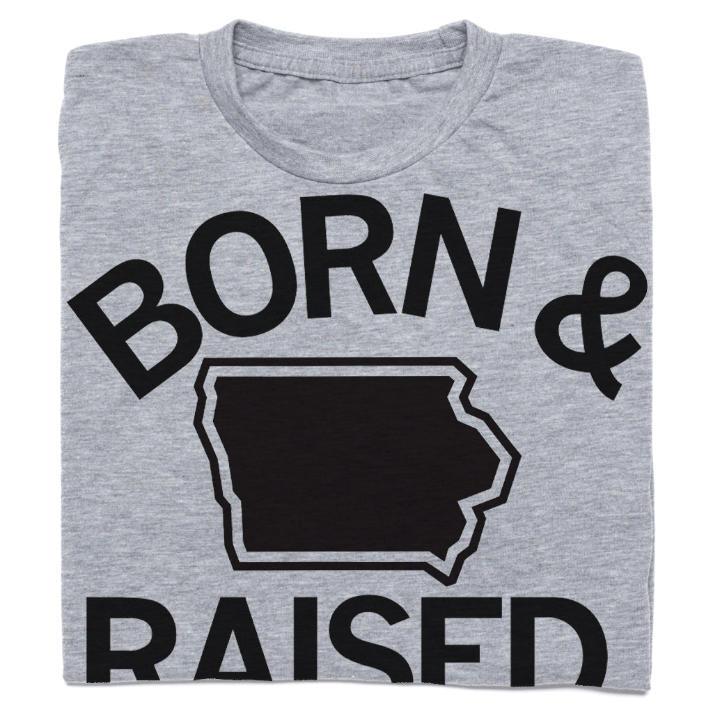 IA Born & Raised Grey T-Shirt – RAYGUN