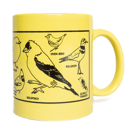 Wagtail Bird of Israel 'Flights of Fancy' Yellow coffee Mug