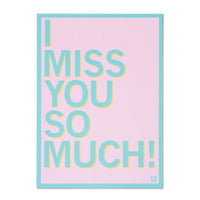 I Miss You So Much Postcard