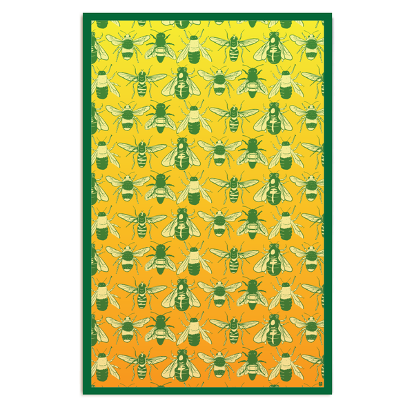 Bee Repeating Pattern Poster