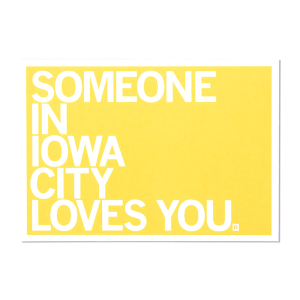 Someone Loves You IC Text Postcard